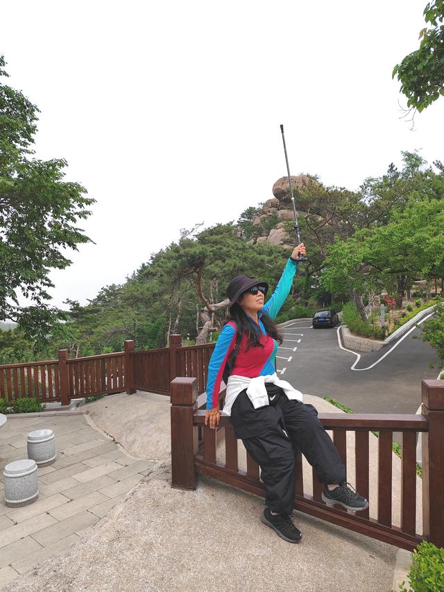 去爬崂山（仰口与太清两座山）