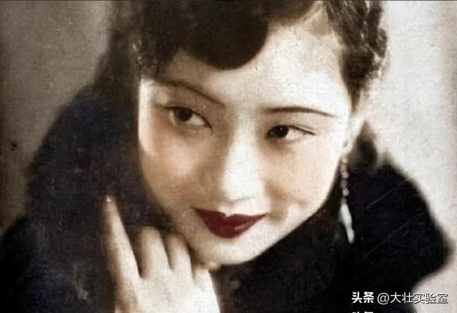 戴笠幽禁3年的胡蝶有多美？私房照略显微胖，但一颦一笑妩媚多姿
