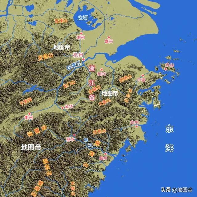 浙江多山，为何人口分布如此均衡？