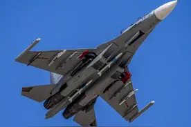 已做开火准备！“海空雄鹰团”苏-30驱逐美机，亮出8枚国产导弹图片