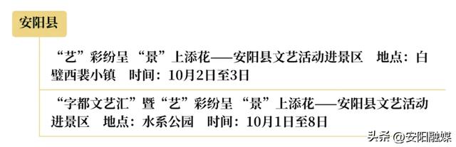 思维导图丨2025年国庆中秋假期安阳市重点景区演艺活动一览