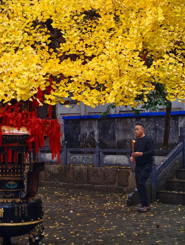 秋雨访皇藏峪，瑞云寺前问禅心