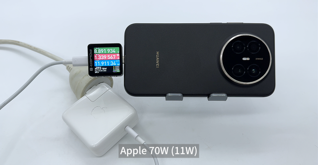 支持UFCS融合快充协议	，华为Mate70 Air充电兼容性实测