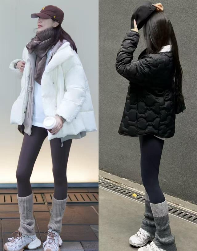 降温啦，“鲨鱼裤”今年冬天火爆了，中年女人这样穿时髦又显瘦！