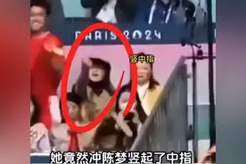 北京警方出手：侮辱冠军陈梦的女子被刑拘，该轮到竖中指被抓了图片