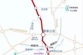 国道104串联山东八城 都有绕城分流 唯有济南穿城而过 堵堵堵根源图片
