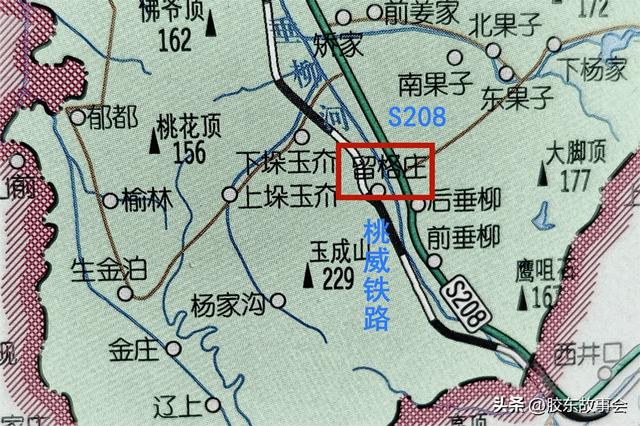 组图：牟平观水镇留格庄村掠影，桃威铁路从该村经过