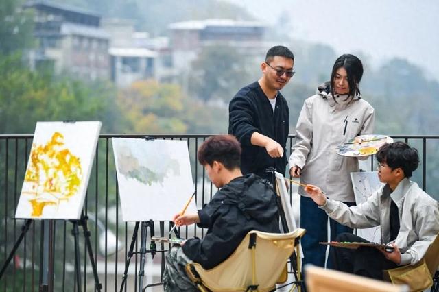 快看！石家庄这家4A级景区，如今成了艺术家的新画布！