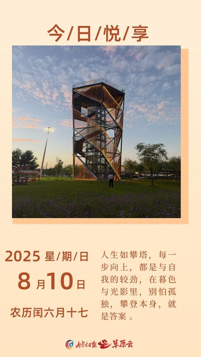 悦享丨暮色中的观景塔