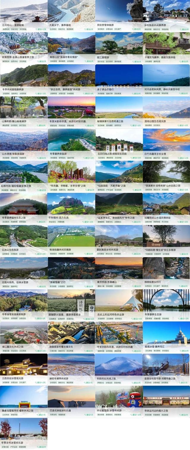 春节去哪玩？农业农村部为您推荐53条精品线路144个必去景点