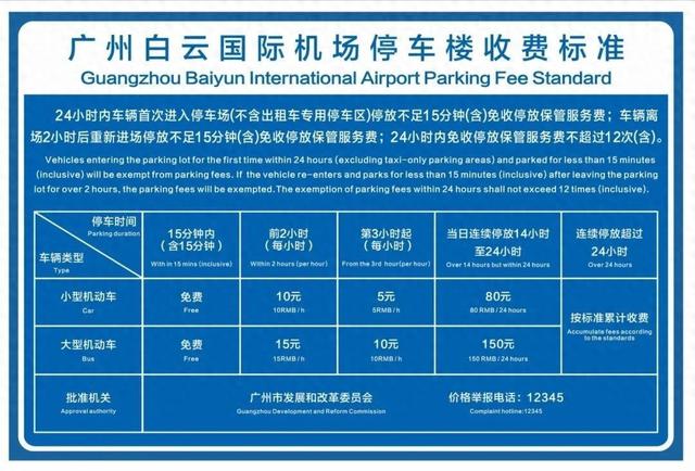 白云机场t1停车场收费，白云机场t1停车攻略