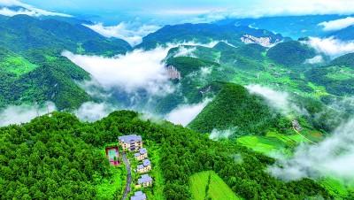 武陵山上避暑经济热