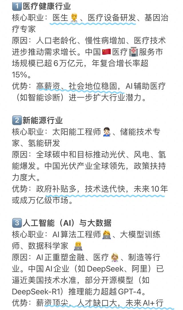 DeepSeek分析：永远不会消失的6大行业，选对了闷声发大财？