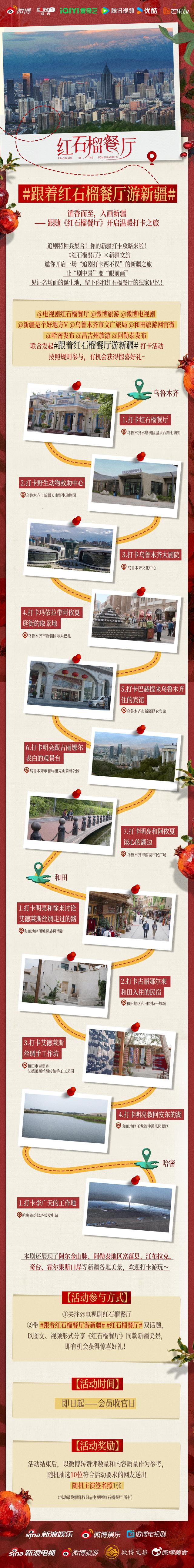 走起！《红石榴餐厅》取景地打卡地图来了