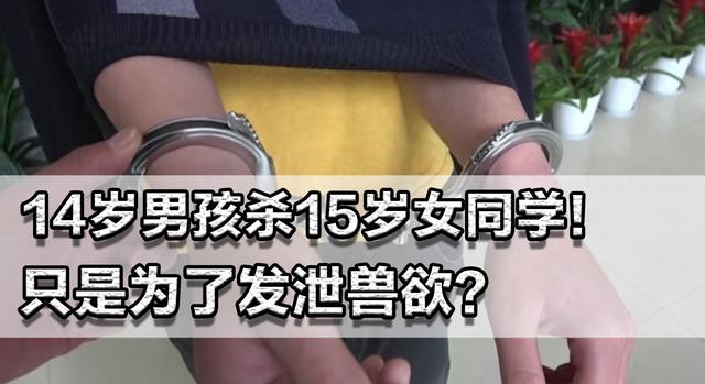 14岁男孩杀15岁女同学！只是为了发泄兽欲？能不能判他死刑