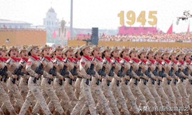 我最喜欢看阅兵的徒步方队