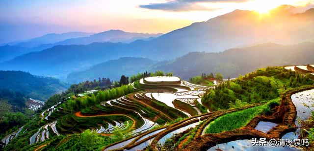 藏在诗行里的秋山“丰”景——品七律《游九峰溪下山村梯田》之感