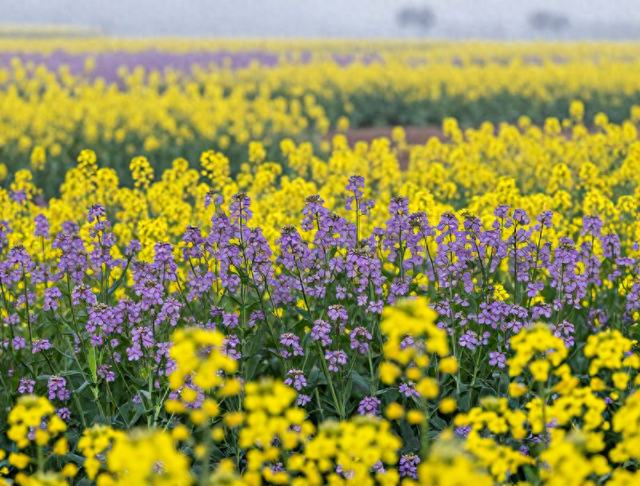 信阳千亩花海免费，还能挖菜带走，真香！