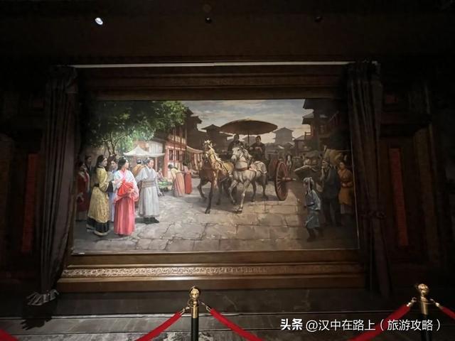 汉中兴汉胜境汉文化博物馆《出行图》：解码汉代的生动切片
