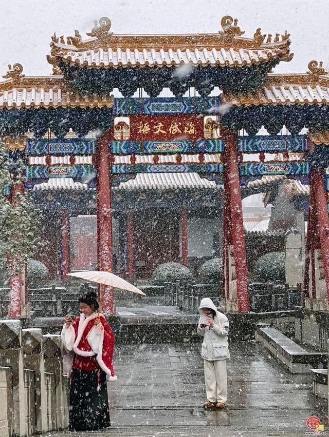 雪后济南，风景美如画