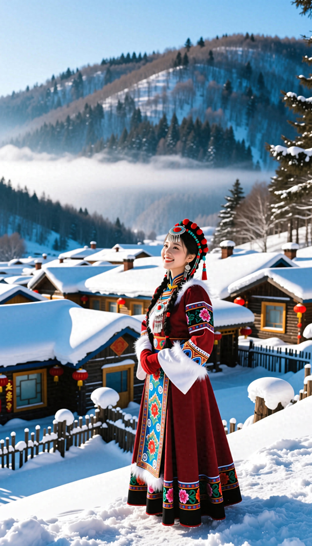 【东北雪乡世界文明】