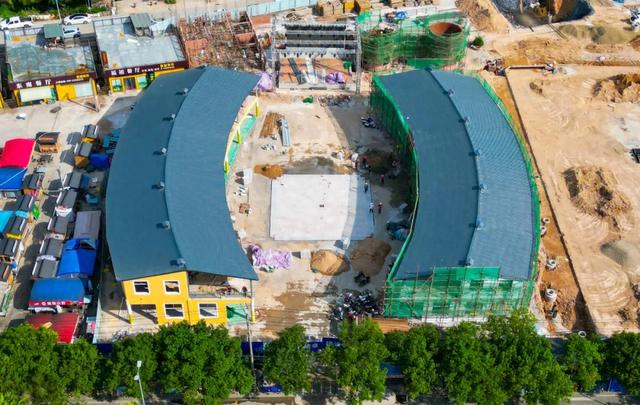 奋勇争先 出彩永定丨印象土楼·凤城夜市一期项目建设即将完工