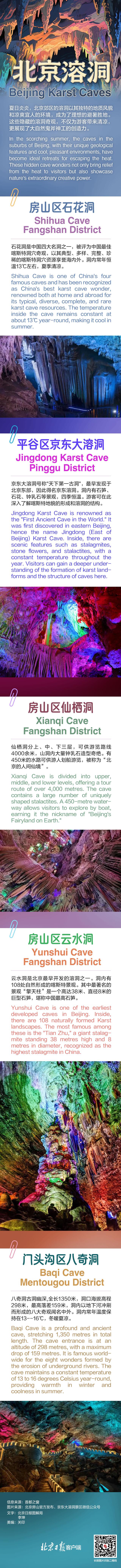 一图了解丨来京郊溶洞避暑，感受大自然的鬼斧神工