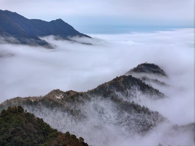 赏•美景 | 全州：天湖景区现雪后云海景观
