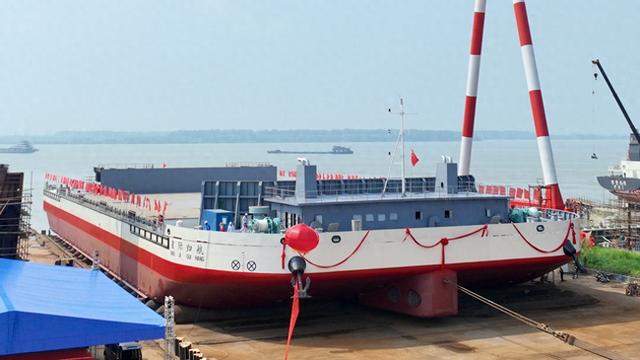 潮声丨中国首艘非自航火箭回收船，即将开启任务