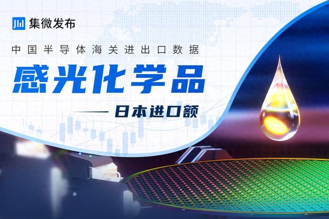 中国光刻胶日本进口情况：上半年同比增长11.1% 6月同比增长10.9%