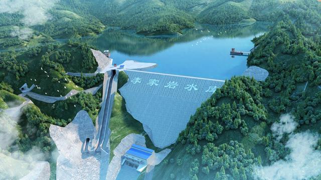 李家岩水库大坝面板完成浇筑，全力冲刺12月底主体工程完工