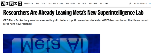 入职数周即 “回流”：两名研究员从 Meta 重返 OpenAI