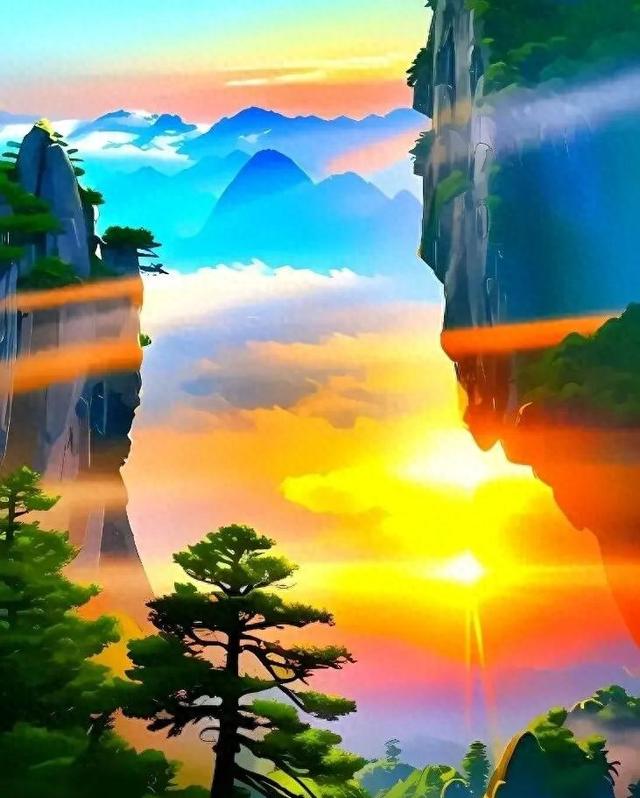 云海日出奇观，仙境里的黄山，太美了！