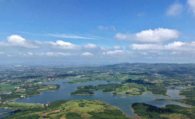 巢湖生态水库绘就“水清山绿景美” 生态画卷