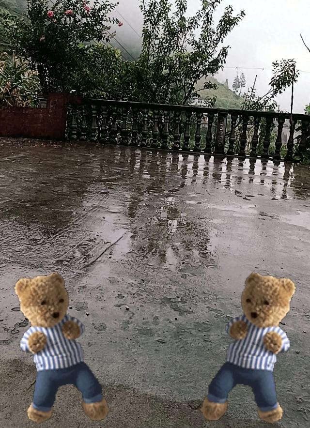 檐角悬铃，雨落唐崖