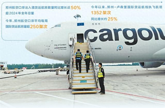 领跑中部 率先破万 郑州航空口岸国际货运航班数量创历史新高