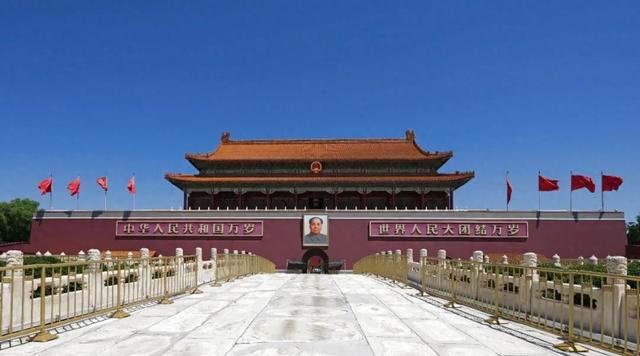 天安门城楼维护检修后重新亮相