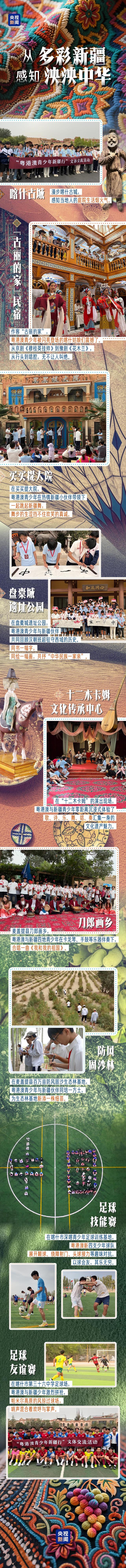 粤港澳青少年新疆行丨从多彩新疆感知泱泱中华