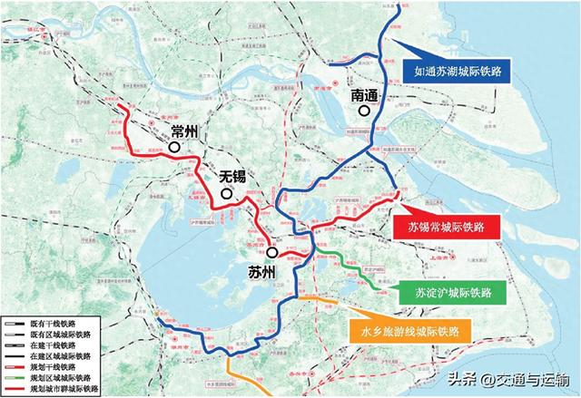 江苏省城市群城际铁路多网融合研究