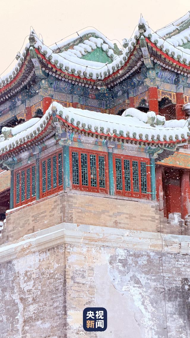 一场雪 颐和园美成了国画