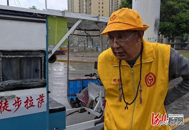 74岁大爷改造三轮房车，从邯郸出发去拉萨一路善行