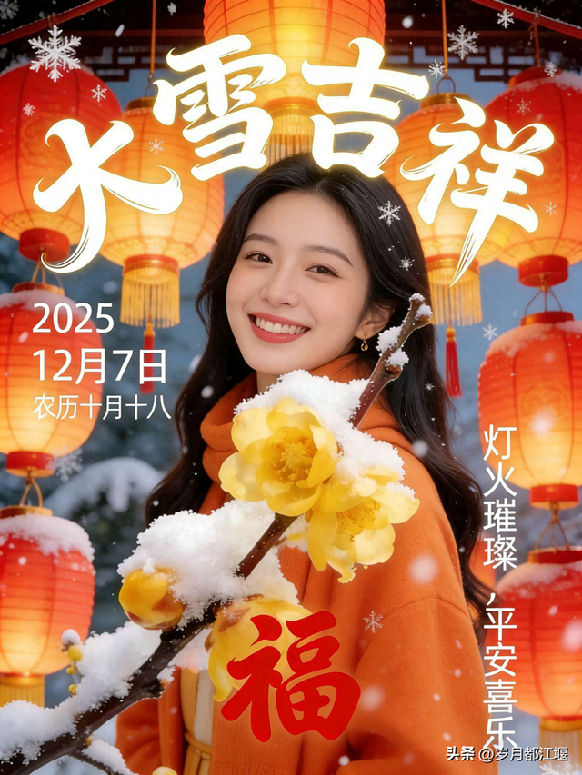 大雪节气我出行：雪落清寒，心向暖光