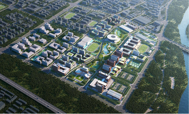 北京工业大学新校区开工，落子这里