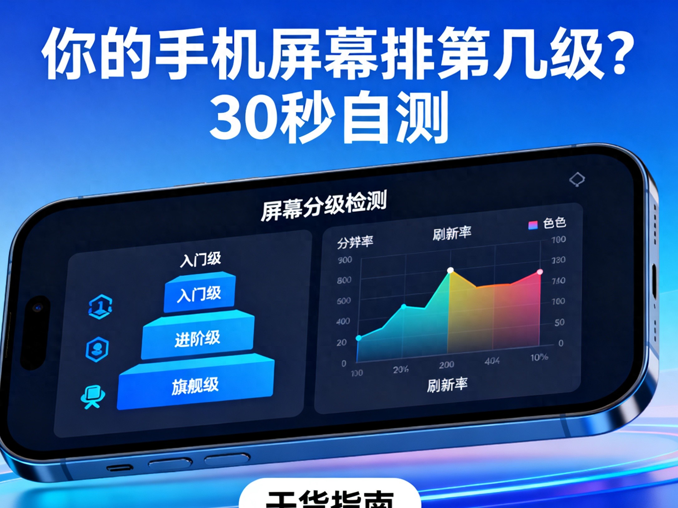 户外显示屏参数_手机屏幕分辨率刷新率色域亮度_手机屏幕等级划分参数对比