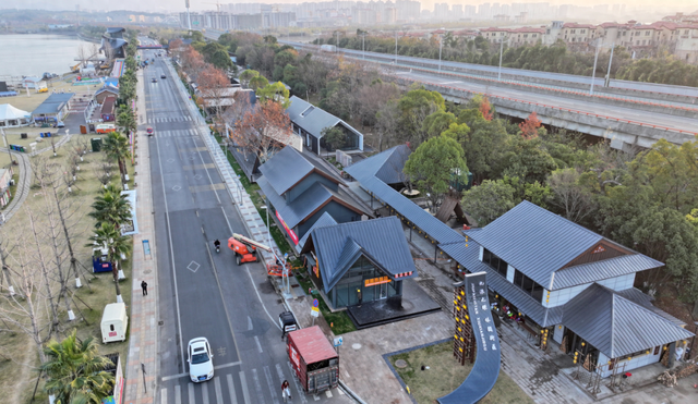 九江九派之眼休闲街区明年元旦开街 吃购娱更方便了