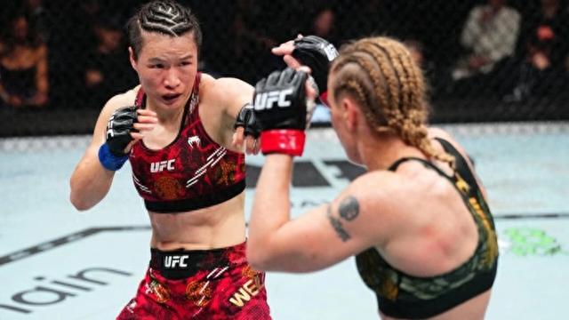 升重挑战UFC蝇量级金腰带失败，张伟丽斗志不减：跌倒了	，还会站起来