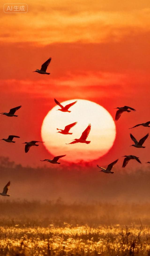 幕色与晨光里的风景