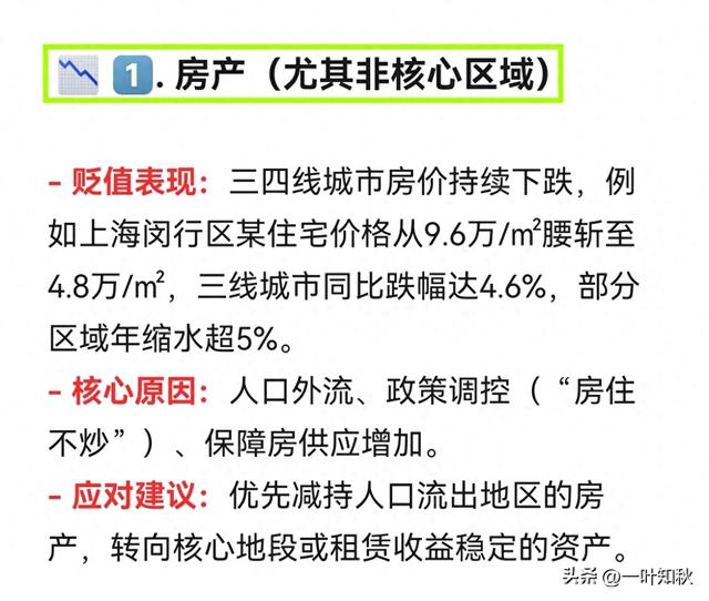 Deepseek告诉您，不出三年，贬值最快的不是钞票，而是这五类！