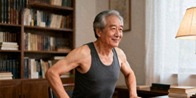 “按桌扩胸”练胸臂，端东西、抬胳膊稳了