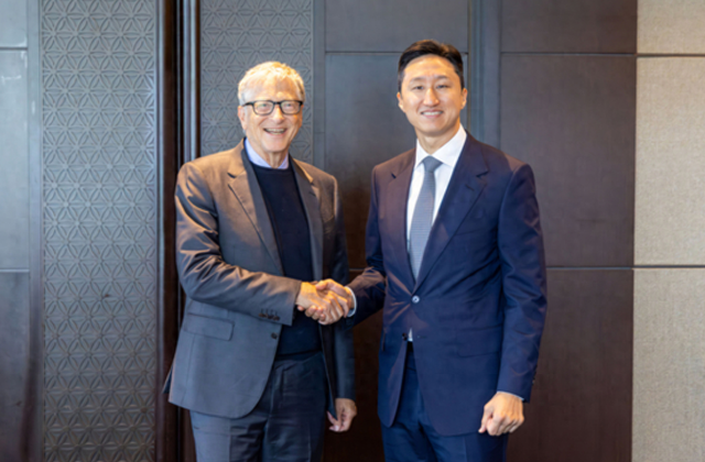 比尔・盖茨前往韩国，会见三星李在镕等多位韩企高管